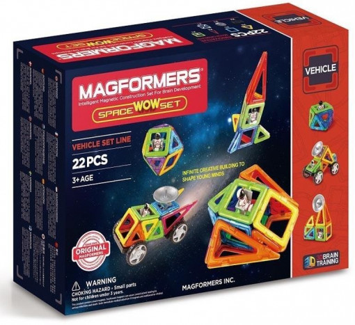 MAGFORMERS - Space Wow 22 piecas de imanes 274-67