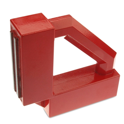 Soldadura magnética / soporte de montaje 140 x 140 x 35 mm, rojo