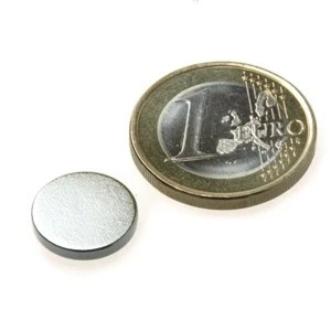 Disco magnético Ø 13,0 x 2,0 mm N45 níquel - sujeta 1,5 kg