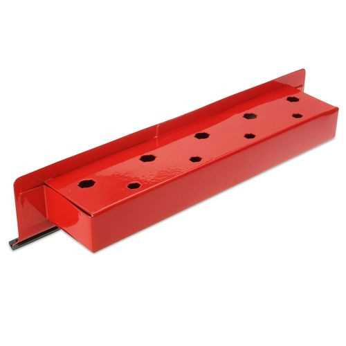 Soporte magnético para destornilladores, rojo, longitud 280 mm