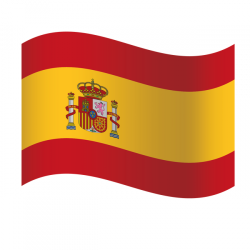 Bandera de país lámina magnética 300 x 200 mm - ESPAÑA