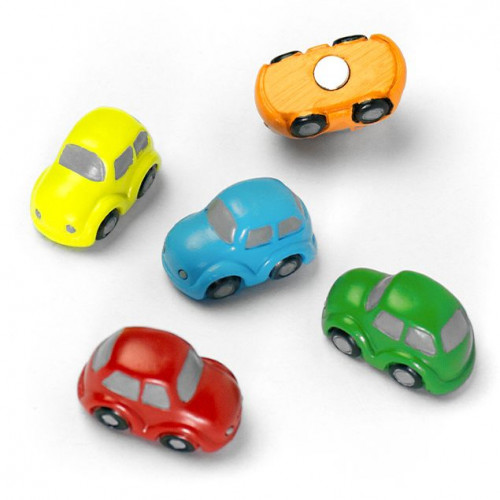 Imanes decorativo "TRAFFIC" - imanes con forma de coche, 5 uds.