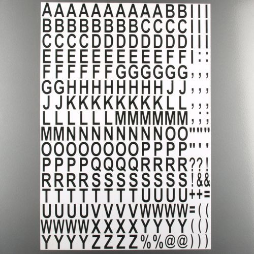 Letras magnéticas, MagPaint Letters, conjunto de 240 caracteres