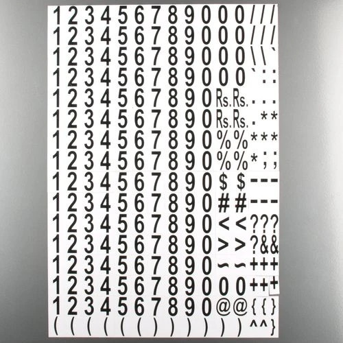 Números magnéticos, MagPaint Numbers, conjunto de 240 caracteres