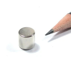 Disco magnético Ø 8,0 x 8,0 mm níquel - sujeta 2,5 kg